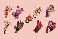 Image 3 of Hazbin Hotel 'Yoink!' Vol. 1 - Double Sided Wooden Charms