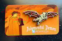 Image 1 of Judgemental Demon - Enamel Pin