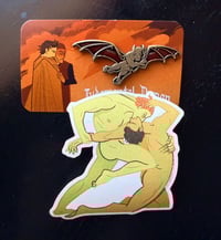 Image 2 of Judgemental Demon - Enamel Pin