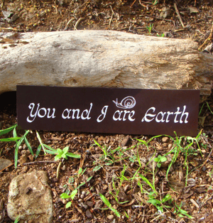 You And I Are Earth Bumper Sticker 🌿