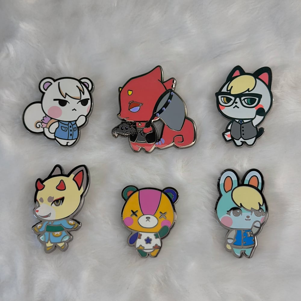 Image of Animal Crossing Enamel Pins