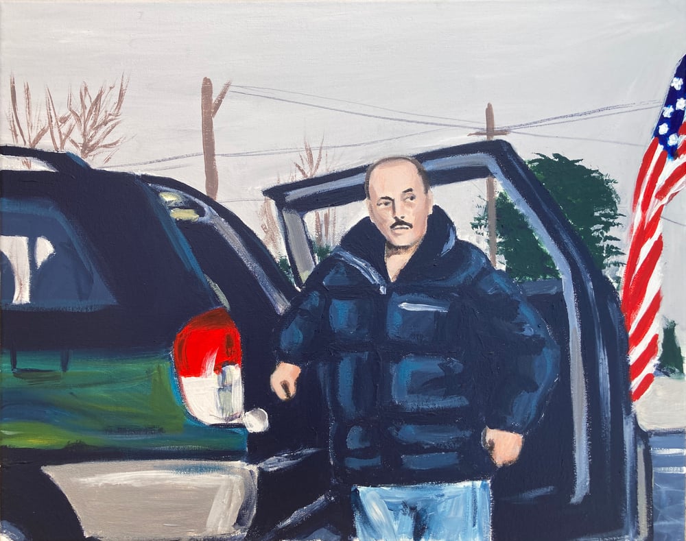 Image of Oh shit (original on canvas) 