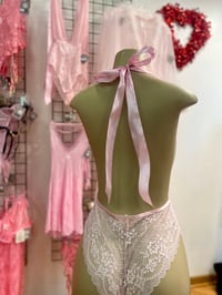 Image 3 of Light Pink Halter Teddy