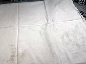 Image of Lot of 2 Vintage Cat Embroidered Flour Sack Towels