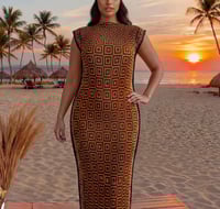 	Sahara Mosaic Maxi Dress