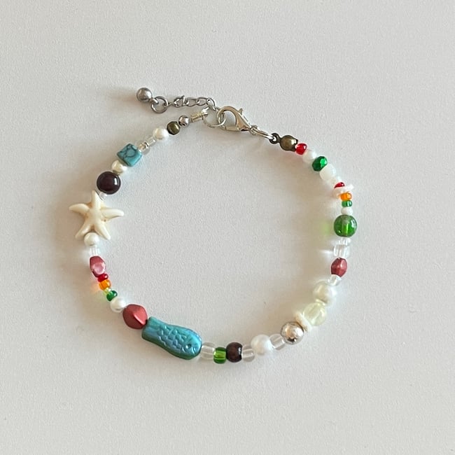 'fishy me' beaded bracelet