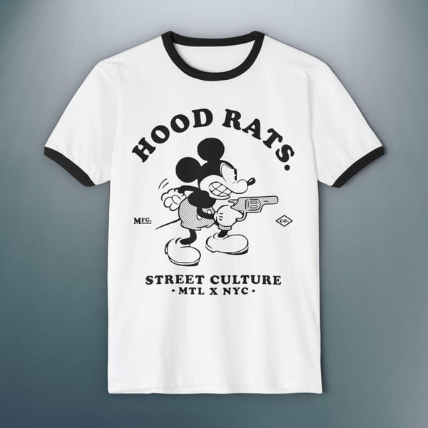 Image of 'OG Rat' Ringer Tee | MTL x NYC
