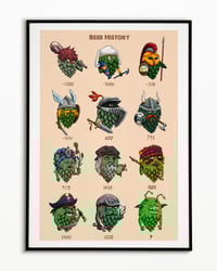 Image 1 of Beer History - Print A3