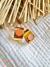 Bague martelée LILOU Corail / Orange