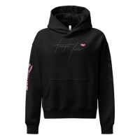 Image 8 of ‘TOUGH LOVER’ Pink Relaxed Graphic Hoodie(s)