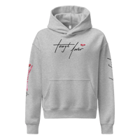 Image 9 of ‘TOUGH LOVER’ Pink Relaxed Graphic Hoodie(s)
