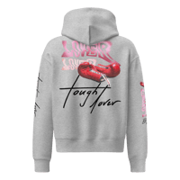 Image 10 of ‘TOUGH LOVER’ Pink Relaxed Graphic Hoodie(s)