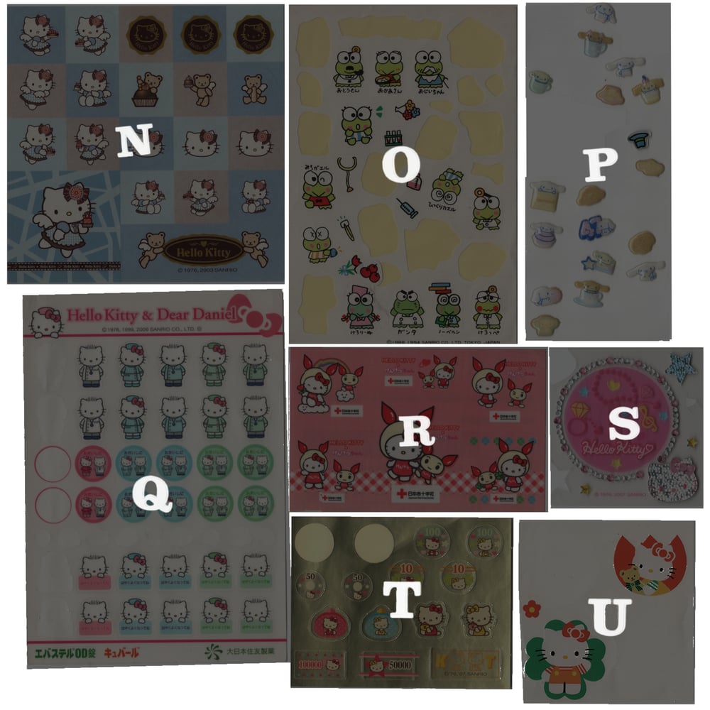 sanrio sticker sheets