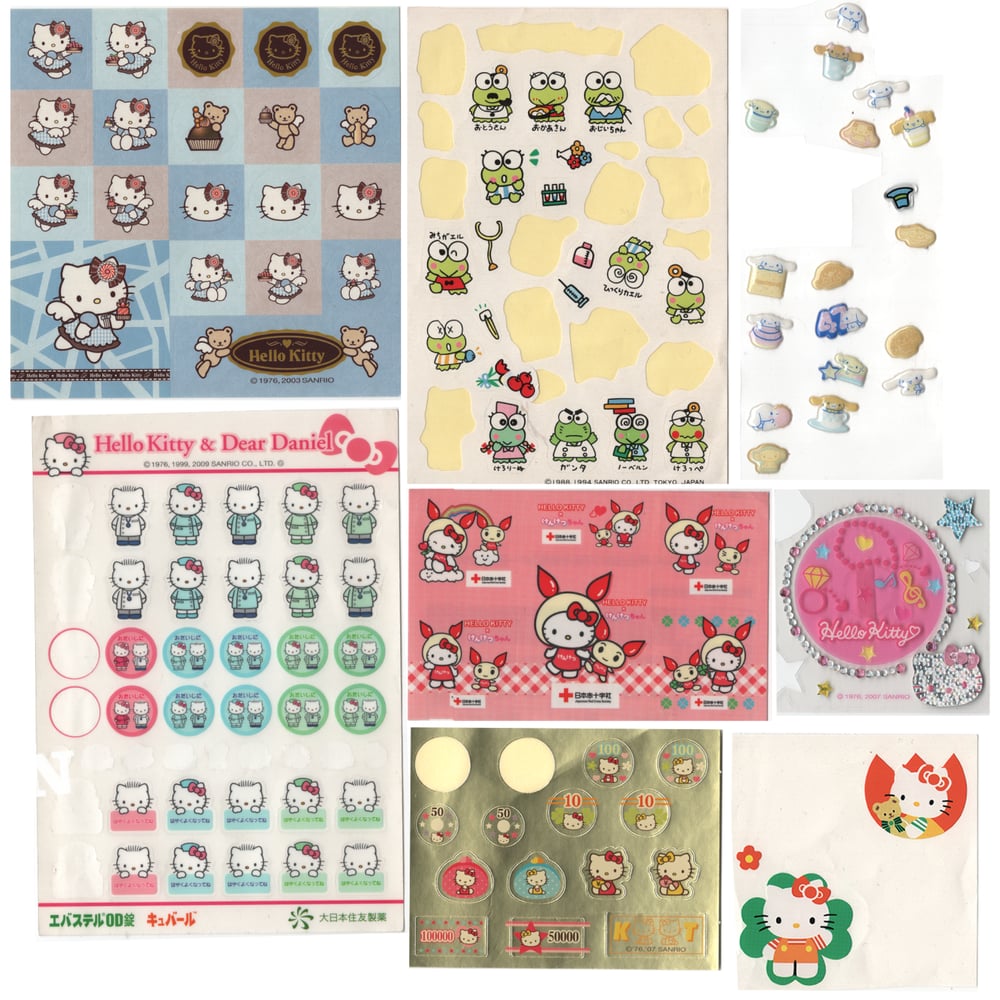 sanrio sticker sheets