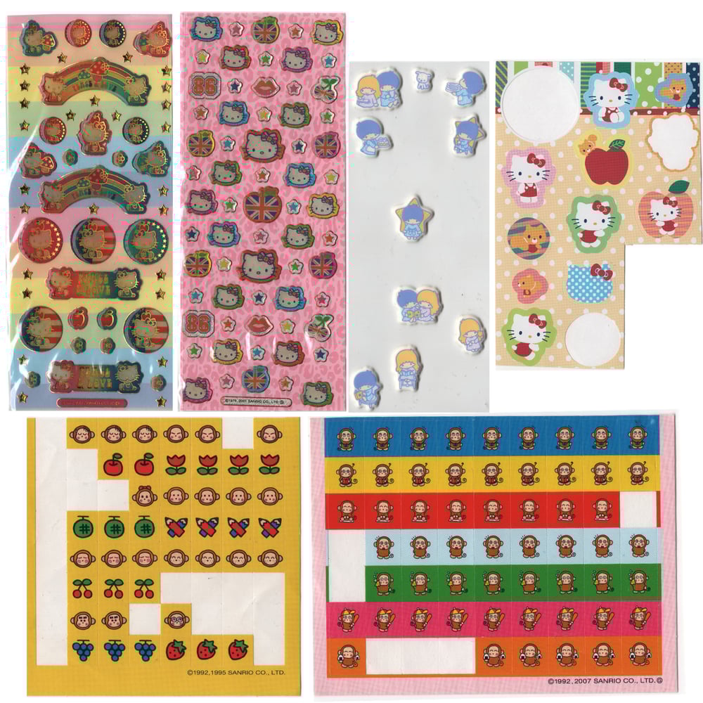sanrio sticker sheets