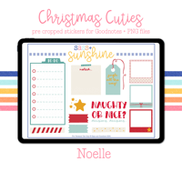 Image 4 of Christmas Cuties - Noelle Digital Sticker Set
