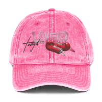 Image 2 of ‘TOUGH LOVER’ Embroidered Distressed Vintage Cap