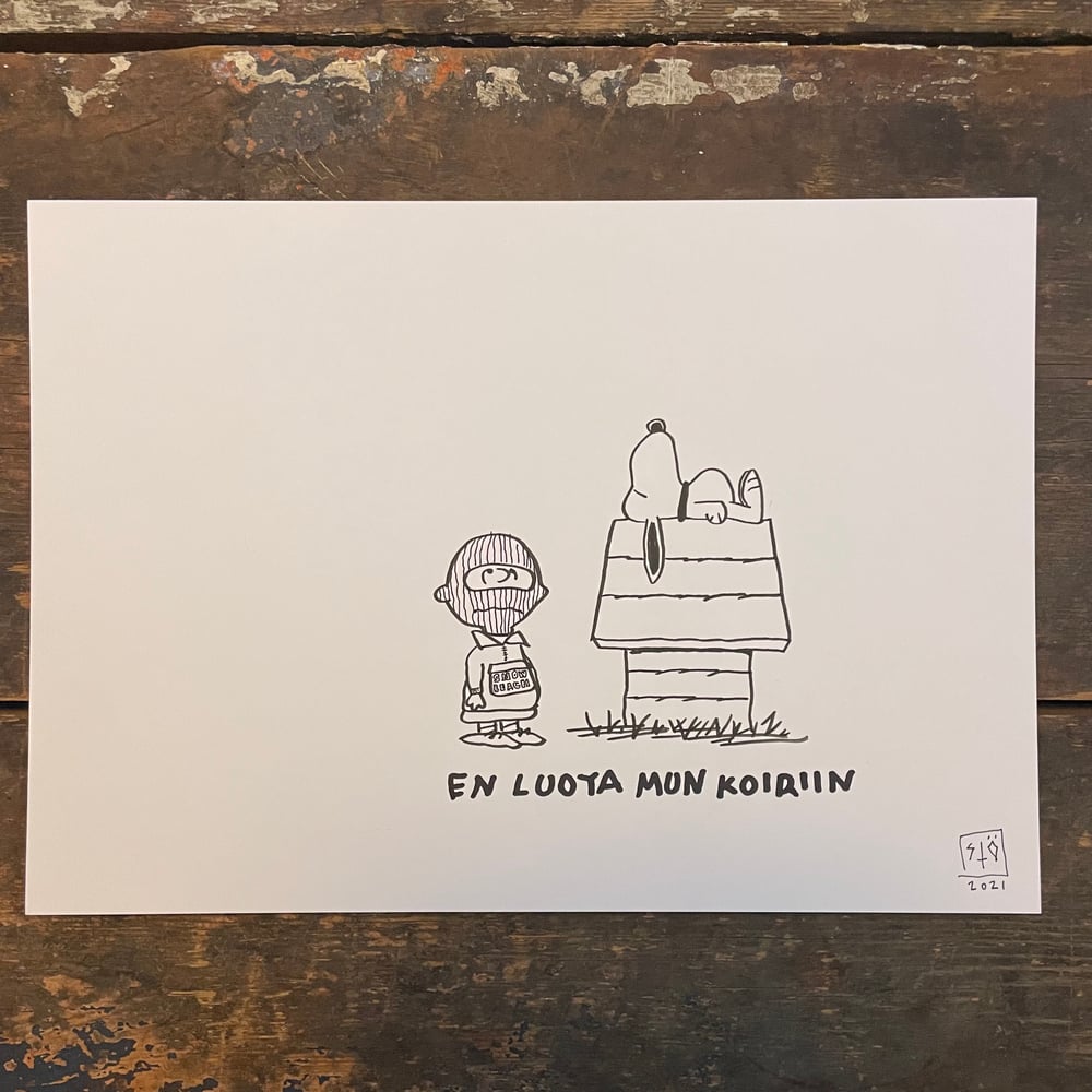 En luota mun koiriin A4 (Orginaali)