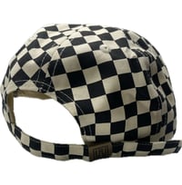 Image 2 of Checkerboard Charm City Hat Red/White