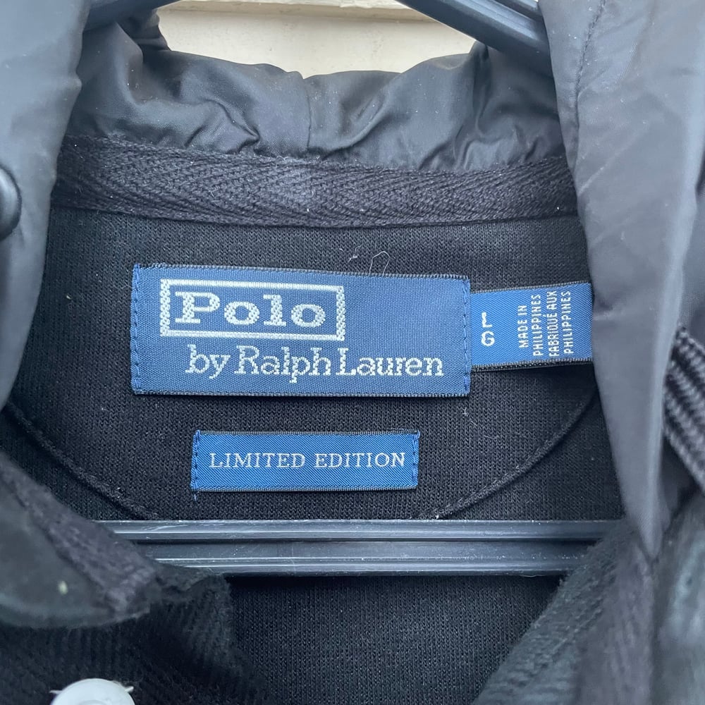 Polo Ralph Lauren Snow Beach Hooded Rugby Shirt