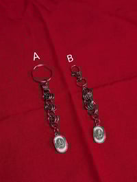 Handmade keychain with Cowboy Hat charm 