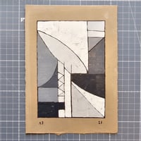 Studio exercise / architectural motif in greys