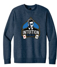 Premium Heather Navy Crewneck Sweatshirt 