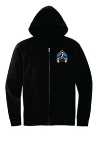 Premium Black Full Zip Hooded Sweatshirt