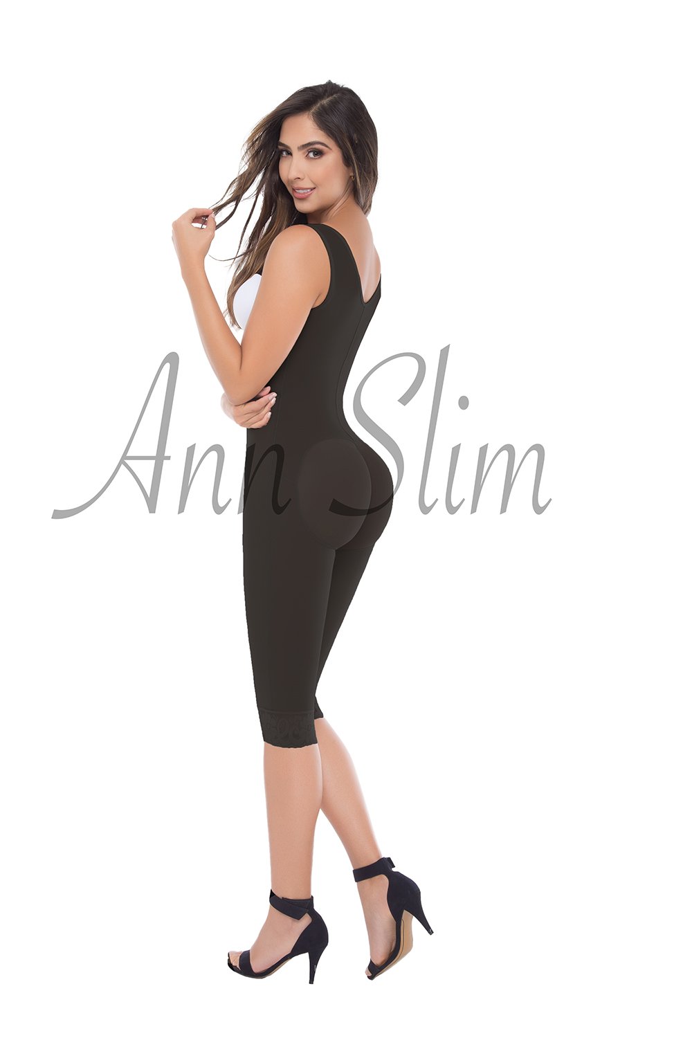 COMBO Ann Slim Fat Burner Caffeine Cream 8oz.-PLUS-Ann Slim 5303 Shapewear Wide Shoulder Straps