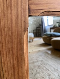 Image 5 of Miroir atypique en bois ancien - Objet décoration unique