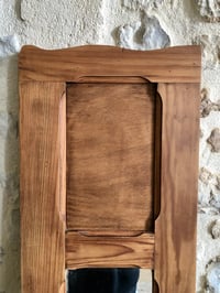 Image 10 of Miroir atypique en bois ancien - Objet décoration unique