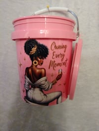 Image 3 of Little Pink Bucket With - Or- Without Bling