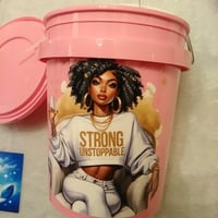 Image 5 of Little Pink Bucket With - Or- Without Bling