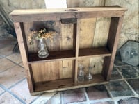 Image 2 of Etagère tiroir ancienne en bois - pièce unique 
