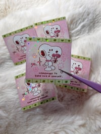 Image 1 of Take care snoopy Sticker