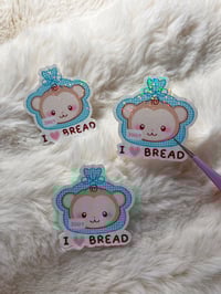 Image 2 of I love bread Sticker