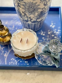 Image 3 of Earl Grey Tea Baccarat No 540 Wooden Wick Soy Candle Ornate Lidded Pineapple