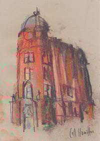 Image 2 of Glasgow Savings Bank Building, New City Road - Pencil, Soft Pastels and Charcoal on Paper  