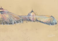 Image 2 of Kibble Palace, Glasgow Botanic Gardens  - Charcoal, Pencil and  Soft Pastels on Paper 