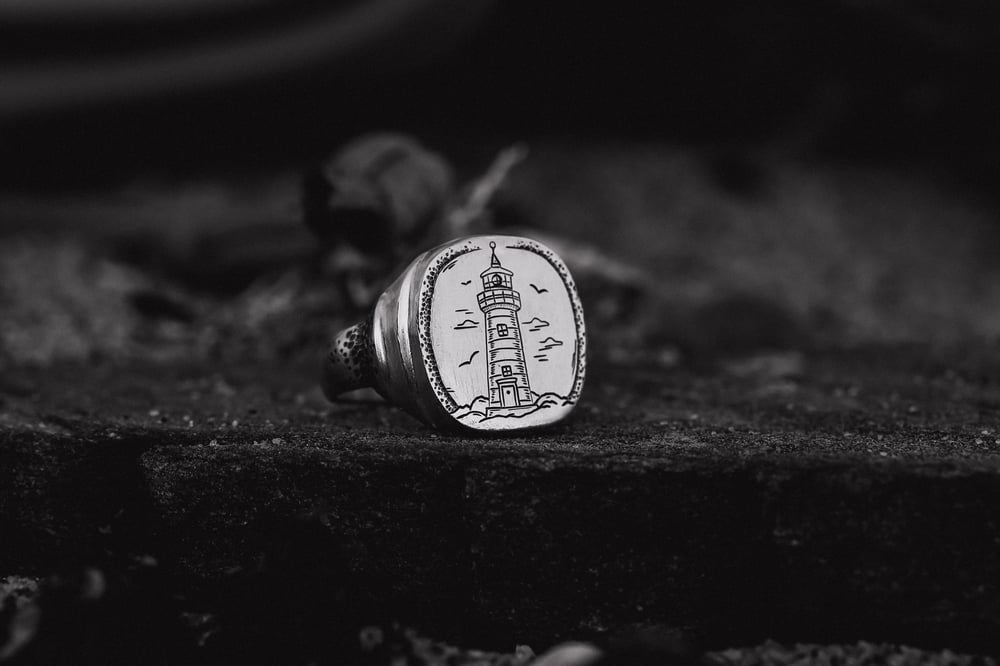 Image of Lighthouse Signet Ring