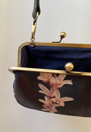 Image of Twiggery, velvet clutch/shoulder bag - roomier size