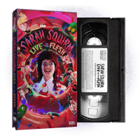 Image 1 of Sarah Squirm: Live + in the Flesh VHS