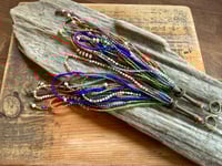 Image 11 of 'Movement' . Beaded Tassel  earrings