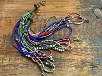 Image 5 of 'Movement' . Beaded Tassel  earrings