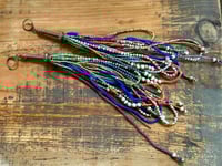 Image 20 of 'Movement' . Beaded Tassel  earrings