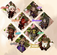 Image 1 of BG3 - Camp Companions Keychains