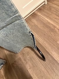 Image 2 of Fashion Nova side slit long denim jeans 