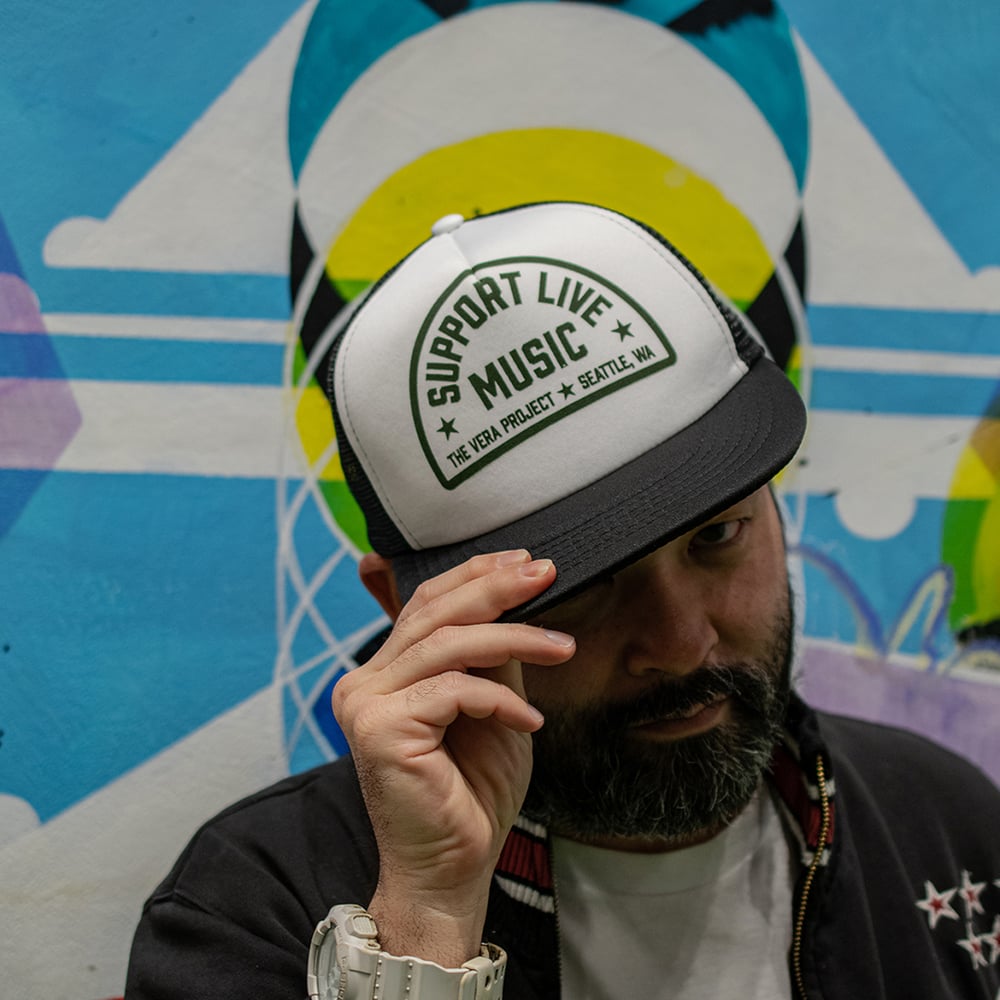 Support Live Music Trucker Hat