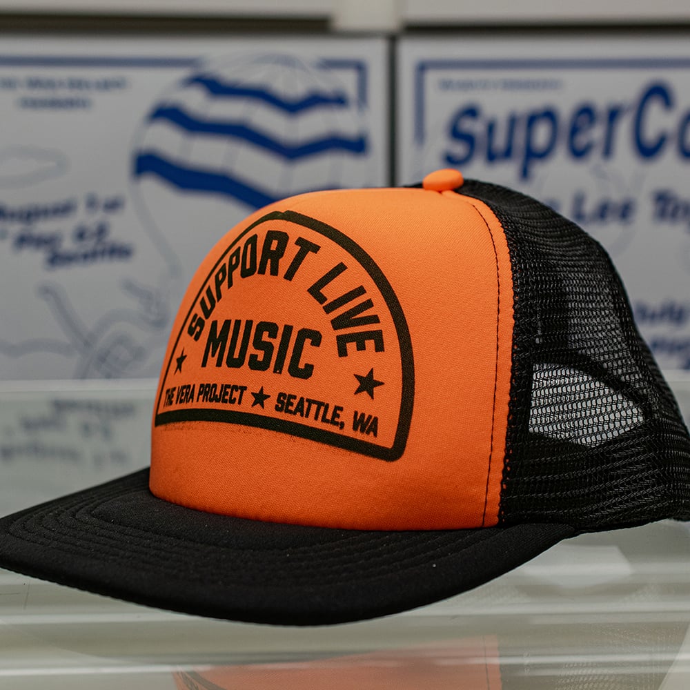 Support Live Music Trucker Hat