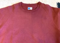 Image 2 of Japan Blue jeans Momotaro inlay burgundy sweater shirt, size M (fits L)